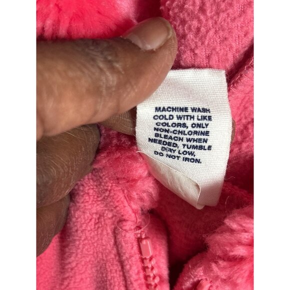 Baby GAP 4T Pink Fleece Hooded Vest - Picture 6 of 7